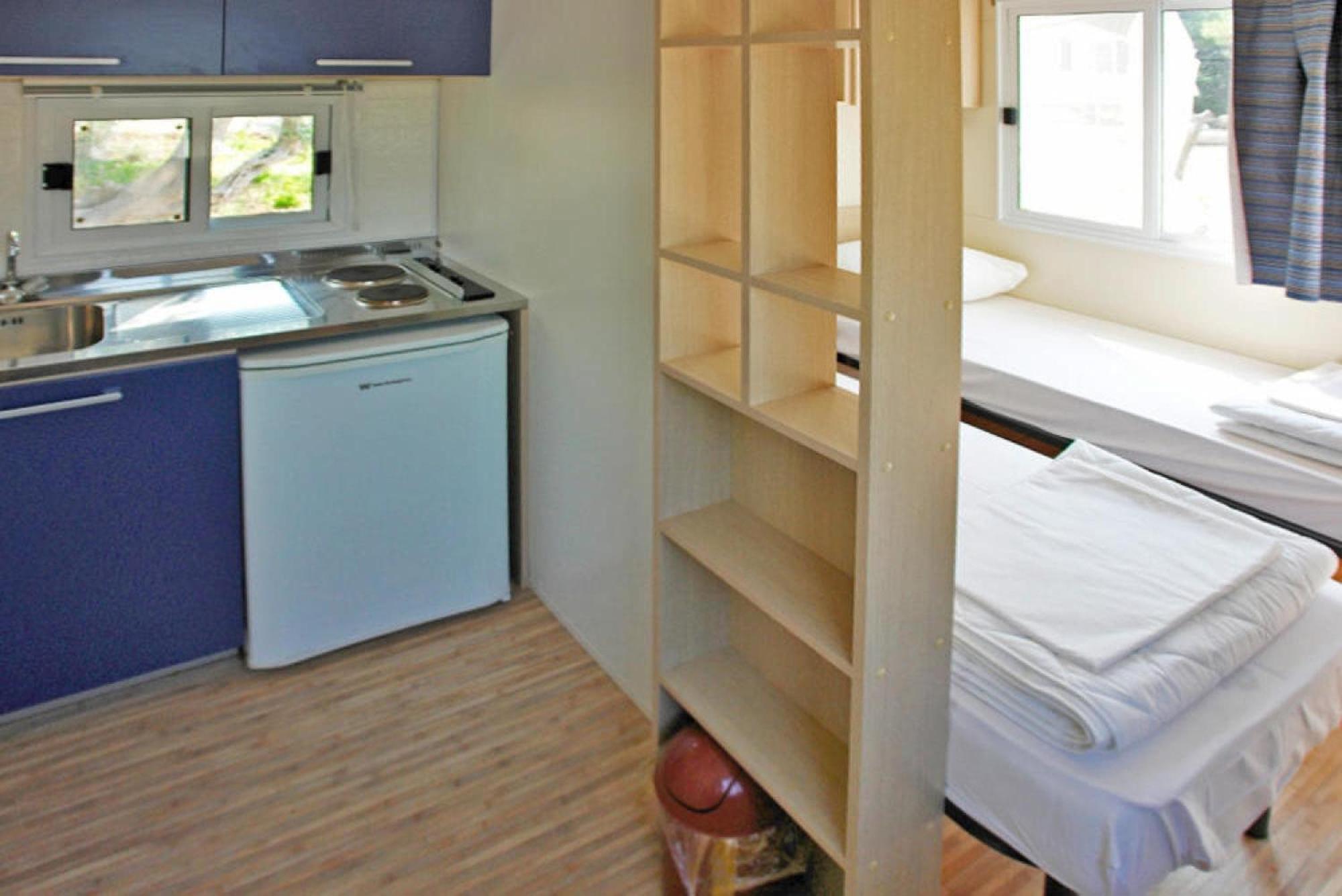Mobile Homes In Camp Kovacine, Cres, With Long Pebble Beach Esterno foto