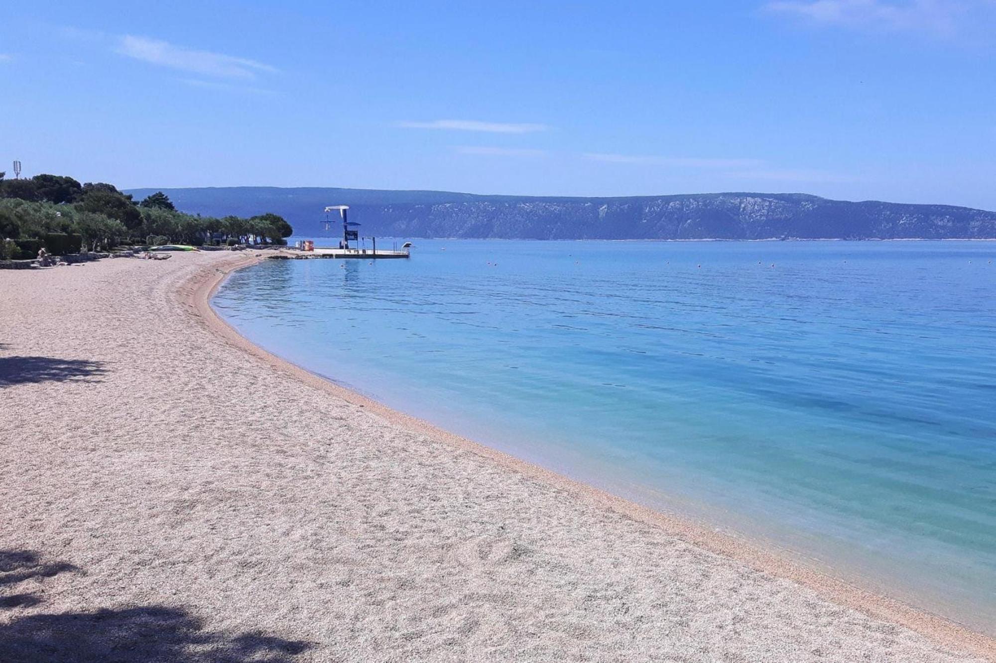 Mobile Homes In Camp Kovacine, Cres, With Long Pebble Beach Esterno foto
